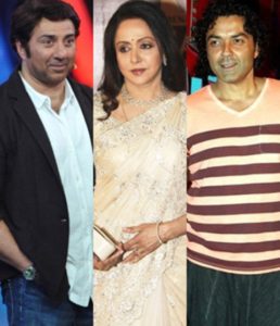 Hema-Malini-step-sons-Sunny-Deol-and-Bobby-Deol-1