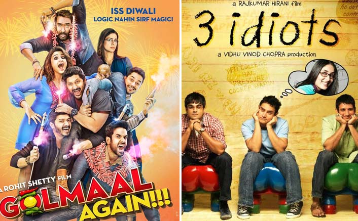Golmaal-Again-3-Idiots-Record