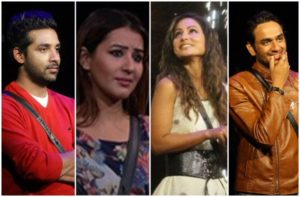 Bigg-Boss-11-Finale-Hina-Khan-Vikas-Gupta-Puneesh-Sharma-and-Shilpa-Shinde