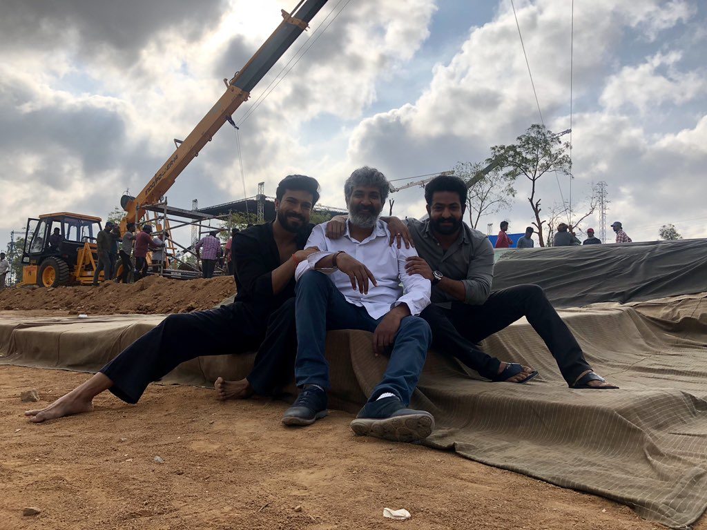 Ramcharan and Junior NTR starrer RRR Movie Shooting Starts Today