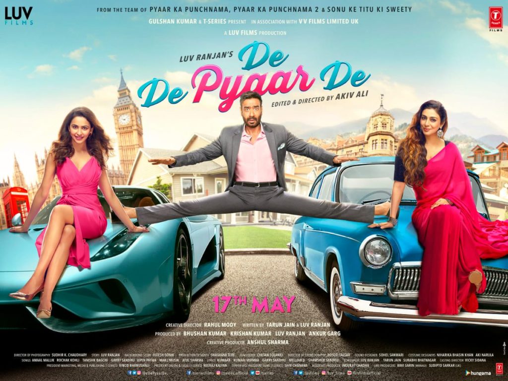 Ajay Devgn’s Starring De De Pyaar De 1st Poster Look Revealed