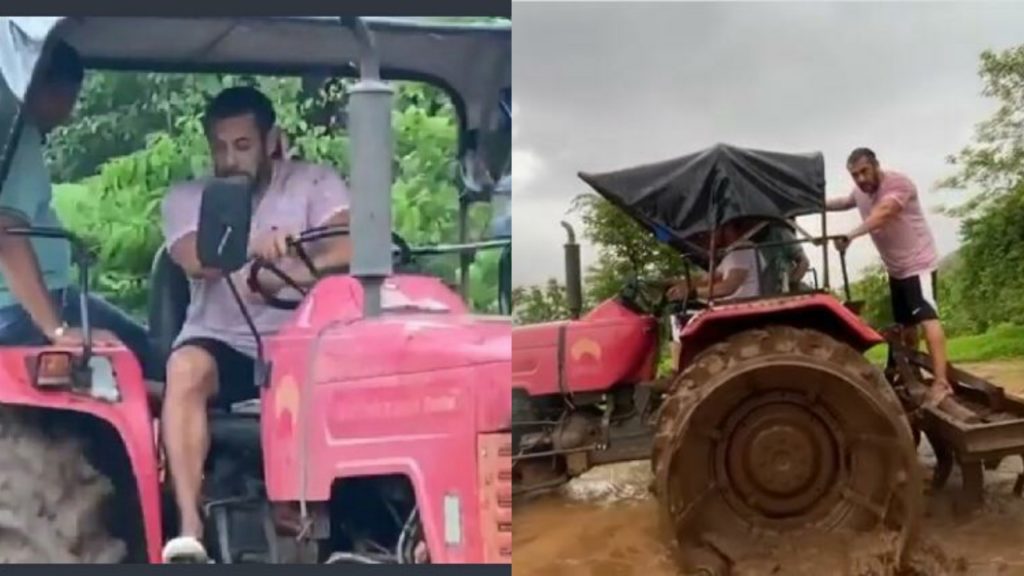 Salman Khan Is Driving Tractor In Panvel Farmhouse For This Reason
