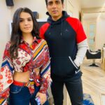Sidhika Sharma shoots with Sonu Sood for a dairy brand