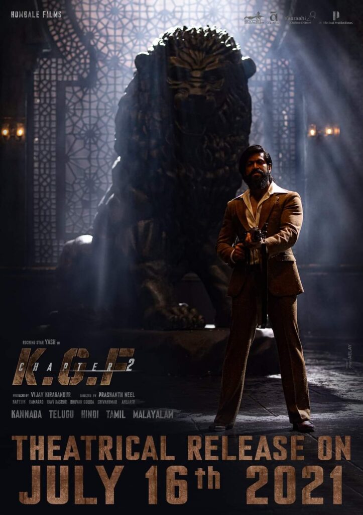 KGF Chapter 2 To Release Officially On July 16, 2021
