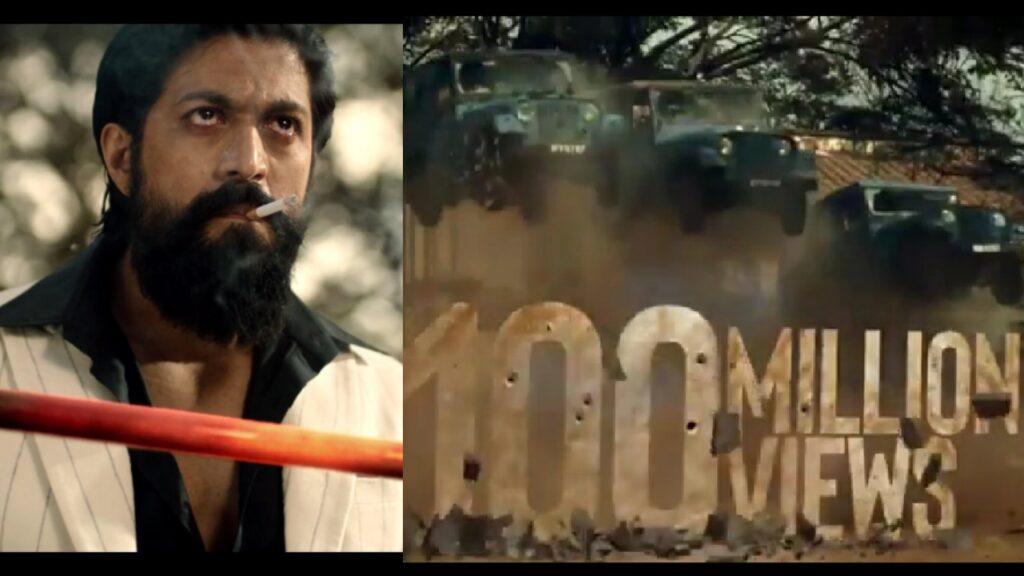 KGF Chapter 2 Becomes World’s Fastest Movie Teaser To Cross 100 Million Views In Less Than 45 Hours