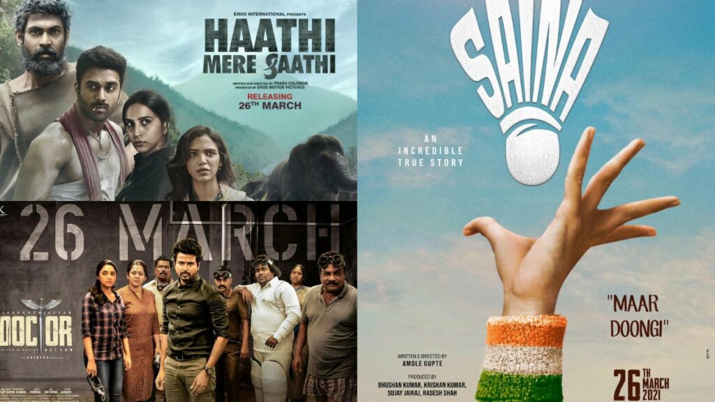 Saina To Clash With Haathi Mere Saathi And Doctor Movie On March 26, 2021