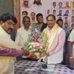 Scholarship was presented to students by Babanna Kushalkar